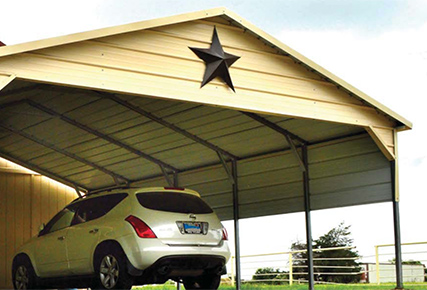 A-FRAME HORIZONTAL ROOF